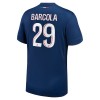 Paris Saint-Germain Bradley Barcola 29 Hjemme 2024-25 - Herre Fotballdrakt